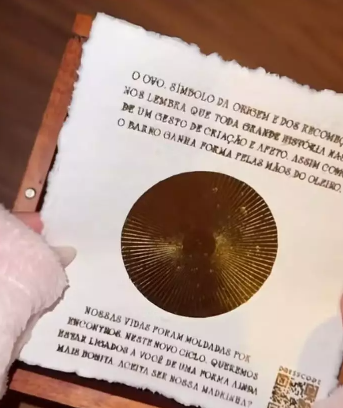 Juliette presenteia padrinhos de casamento com ovo de R$745